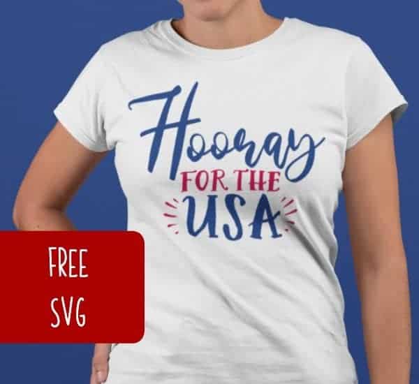 Hooray for the USA Patriotic SVG cut file for Silhouette Portrait or Cameo and Cricut Explore or Maker - by cuttingforbusiness.com