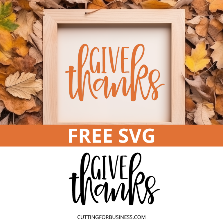 Free Fall SVG – Give Thanks