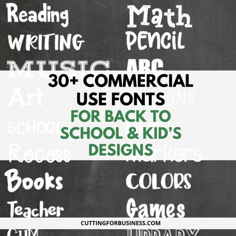 30+ Commercial Use Fonts for Kid’s Designs