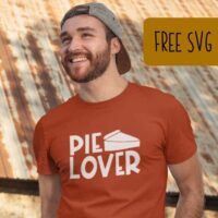 Free 'Pie Lover' Fall and Autumn SVG for Silhouette Portrait or Cameo and Cricut Explore or Maker - by cuttingforbusiness.com