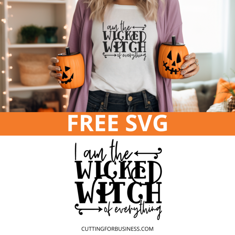 Free Halloween Wicked Witch SVG