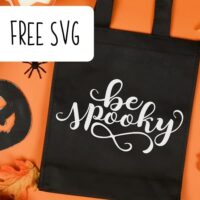 Free Halloween 'Be Spooky' SVG for Silhouette Portrait or Cameo and Cricut Explore or Maker - by cuttingforbusiness.com