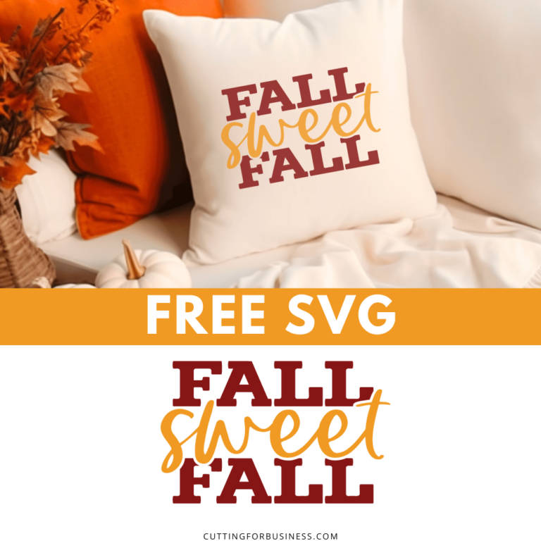 Free Fall Sweet Fall SVG