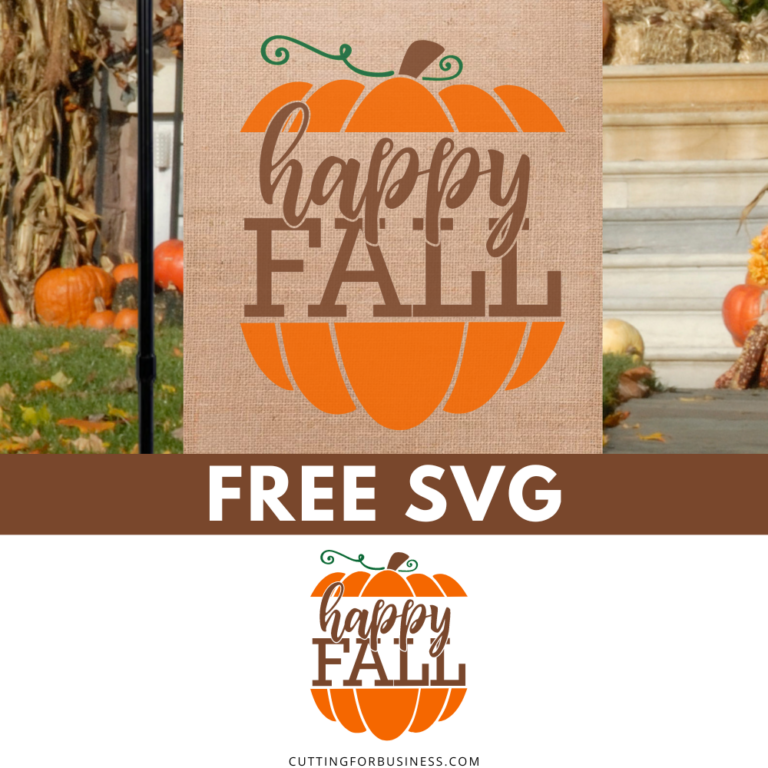 Free Happy Fall SVG