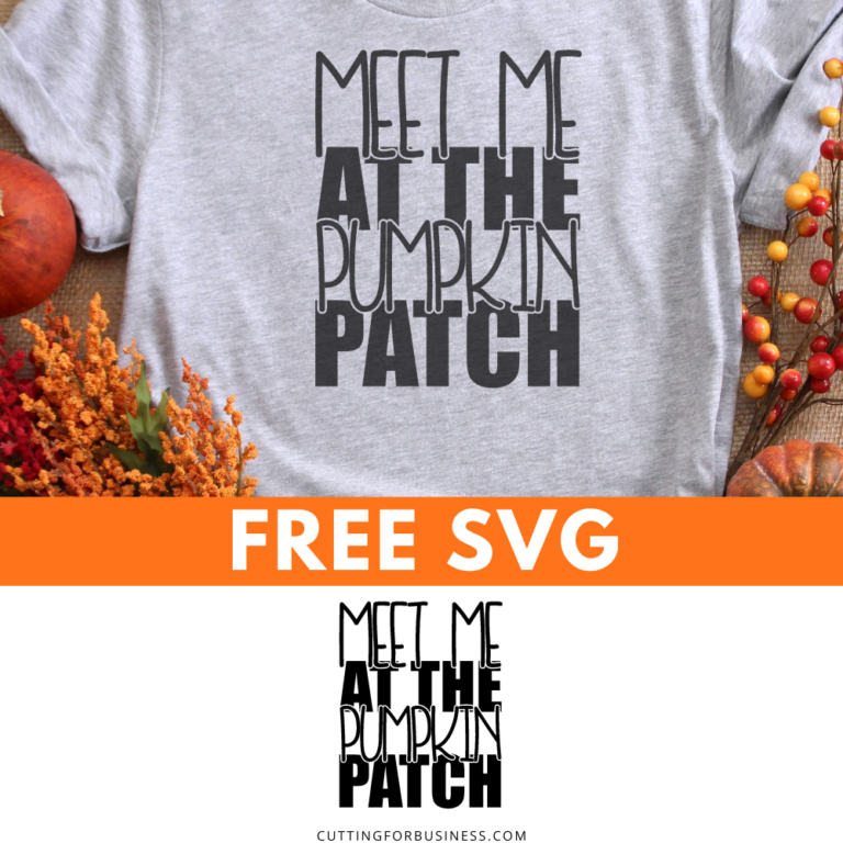 Free Fall Meet Me at the Pumpkin Patch SVG