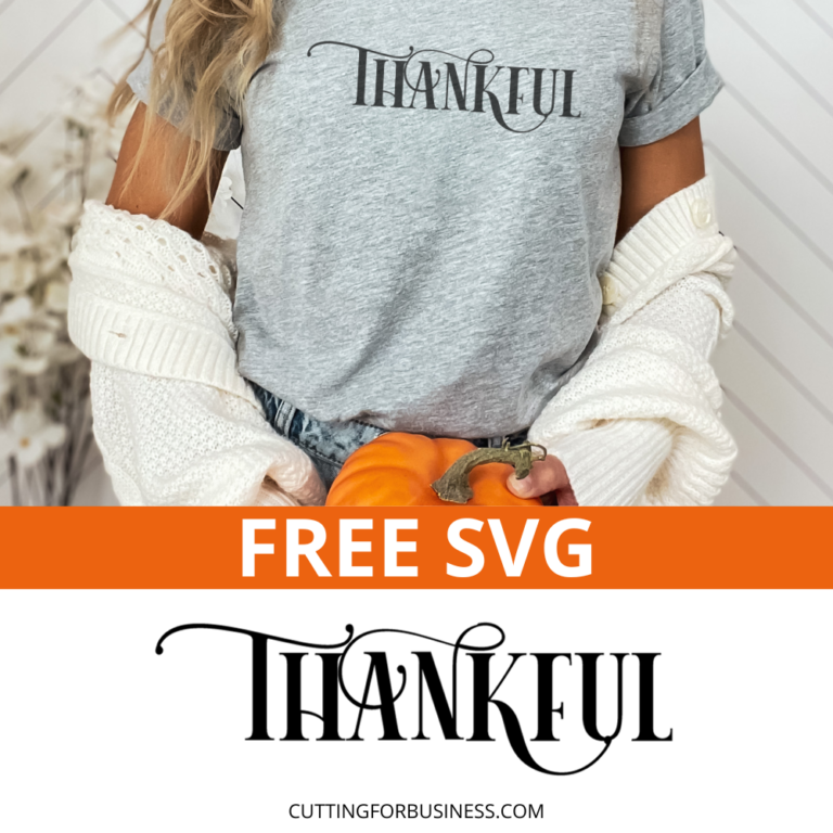 Free Thankful SVG