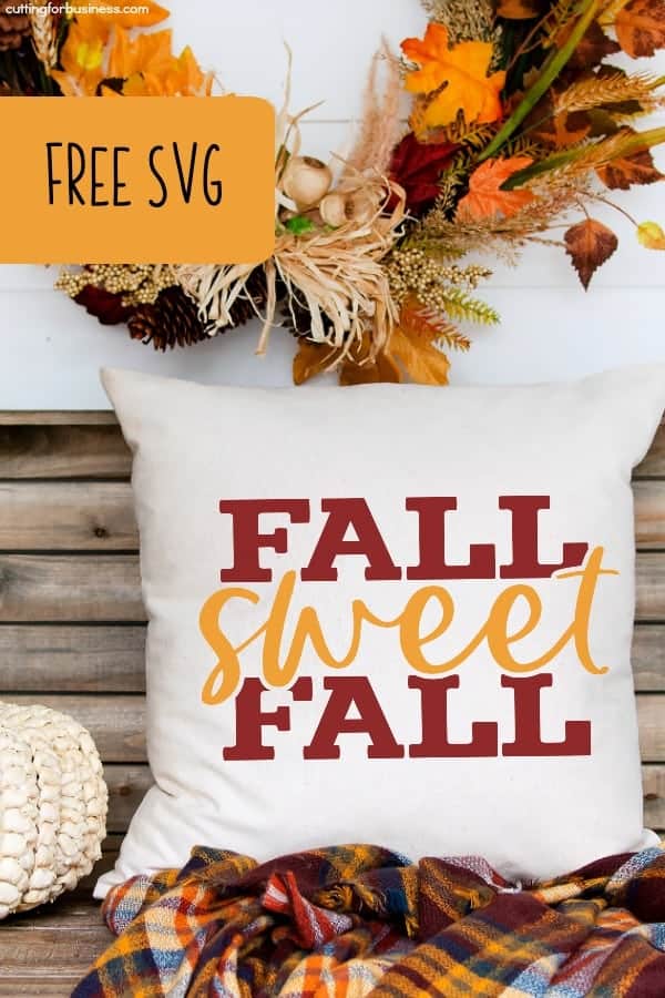 Free 'Fall Sweet Fall' Autumn SVG