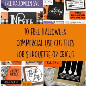 10 Free Commercial Use Halloween Cut Files for Silhouette Portrait or Cameo and Cricut Explore or Maker - by cuttingforbusiness.com