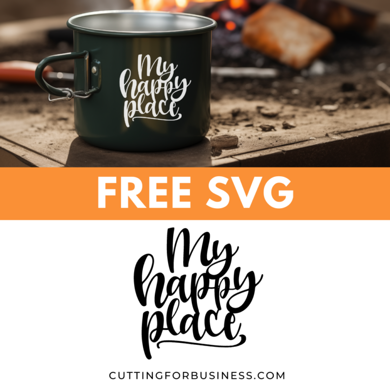Free Camping SVG – My Happy Place