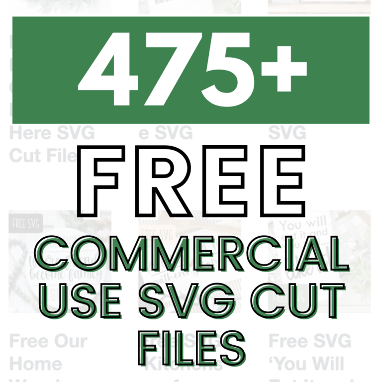 475+ Free Commercial Use SVG Cut Files