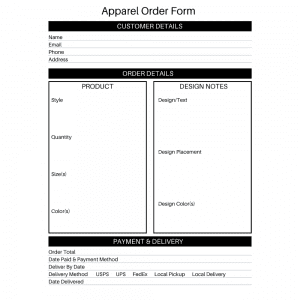 Apparel Order Form - cuttingforbusiness.com