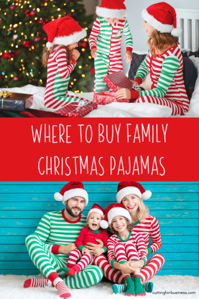 5 Places to Buy Blank Christmas Pajamas for Silhouette or Cricut ...