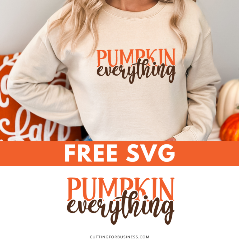 Free Pumpkin Everything SVG Cut File