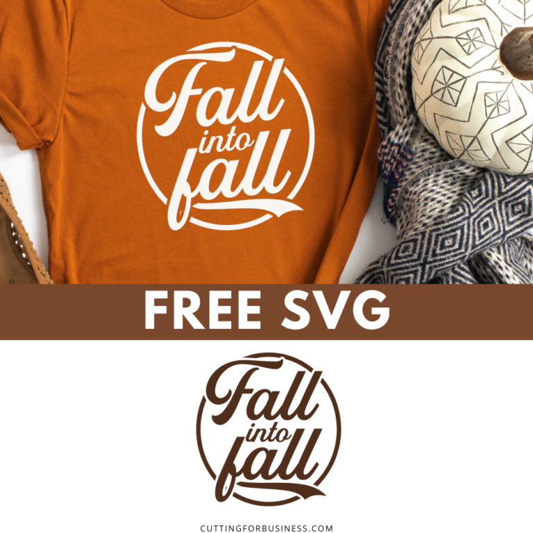 Free Fall into Fall SVG Cut File