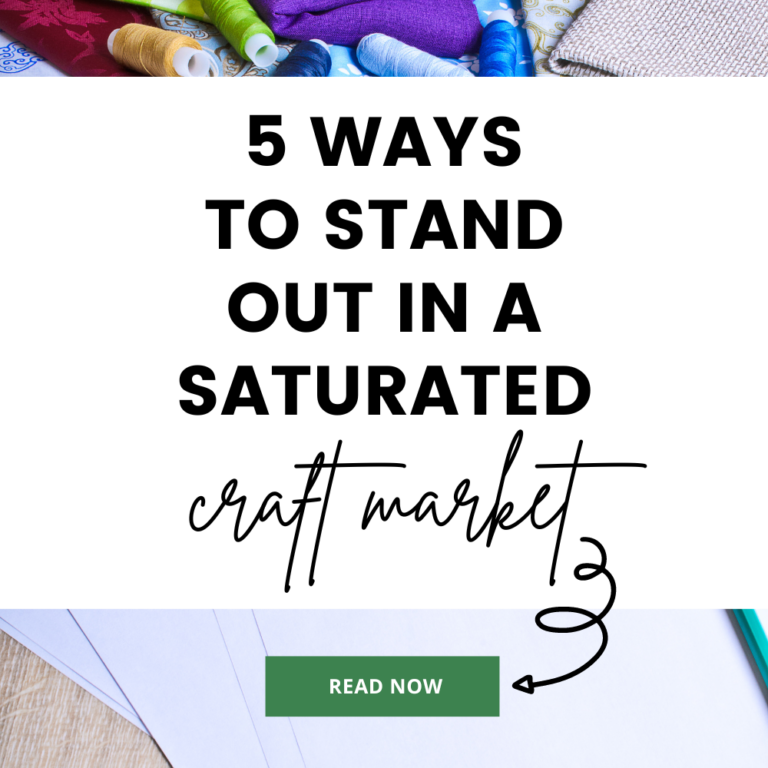 5 Ways to Stand Out in a Saturated Craft Market