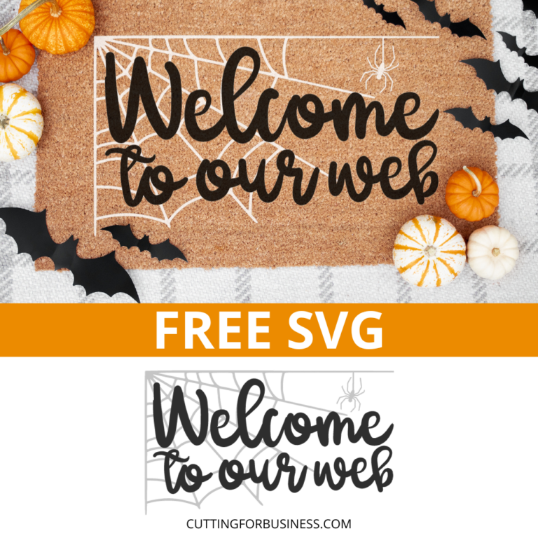 Free Welcome to Our Web SVG for Halloween