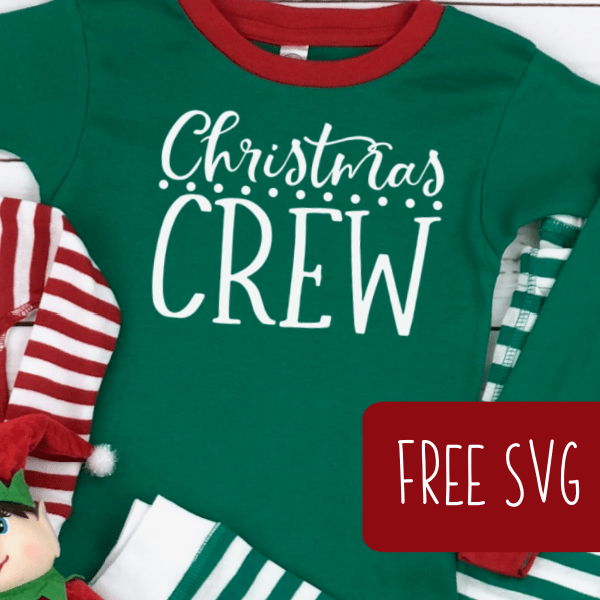 Download Free SVG 'Christmas Crew' Holiday Cut File - Cutting for ...