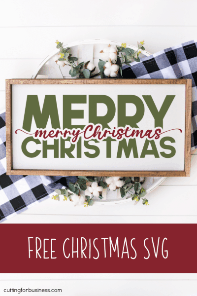 Free Svg Merry Christmas Holiday Cut File - Cutting For Business