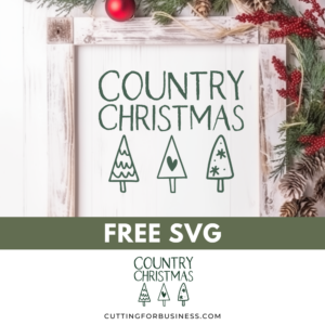 Free Country Christmas SVG