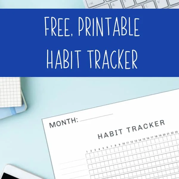 Free Download: Habit Tracker for Craft Business Owners - by cuttingforbusiness.com.