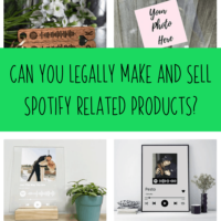 Can You Legally Make and Sell Spotify Products? - Silhouette Portrait, Cameo, Mint - Cricut Explore, Maker, and Joy - by cuttingforbusiness.com.