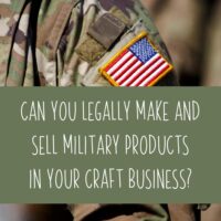 Can You Legally Make and Sell US Military (Army, Navy, Coast Guard, Air Force, Marines) in Your Silhouette or Cricut Small Craft Business - by cuttingforbusiness.com.