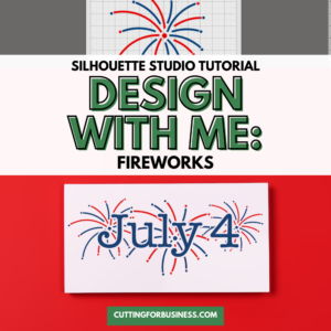 Silhouette Studio Tutorial – How to Draw Fireworks