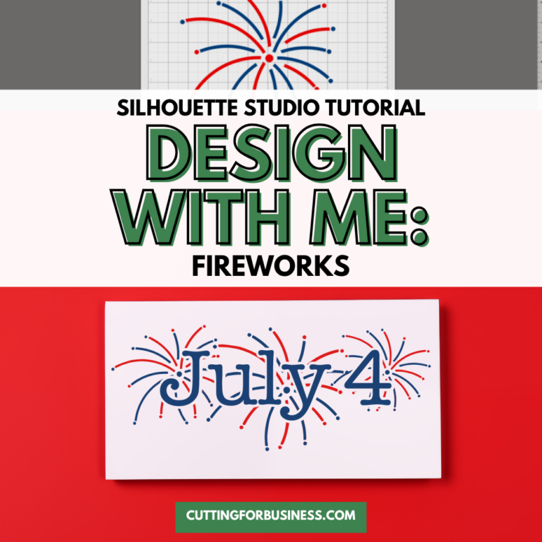 Silhouette Studio Tutorial – How to Draw Fireworks