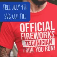 Free SVG July 4 Cut File for Silhouette Portrait or Cameo and Cricut Explore, Maker, or Joy - by cuttingforbusiness.com.