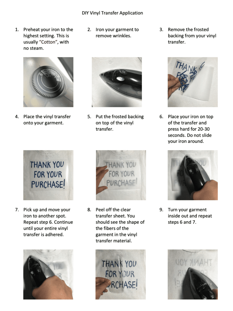 DIY Vinyl Application Instructions Cutting for Business