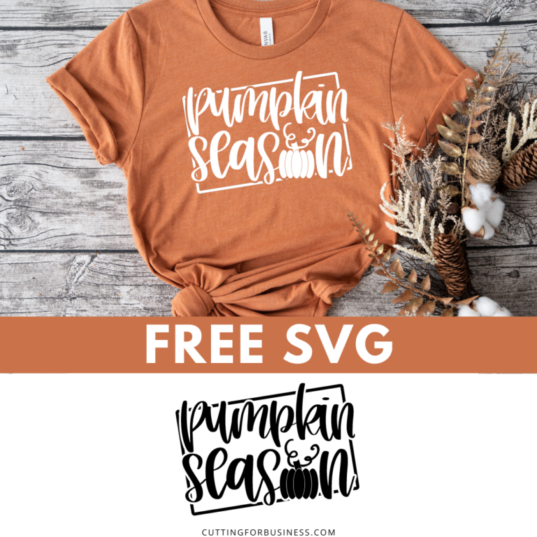 Free Pumpkin Season SVG Cut File