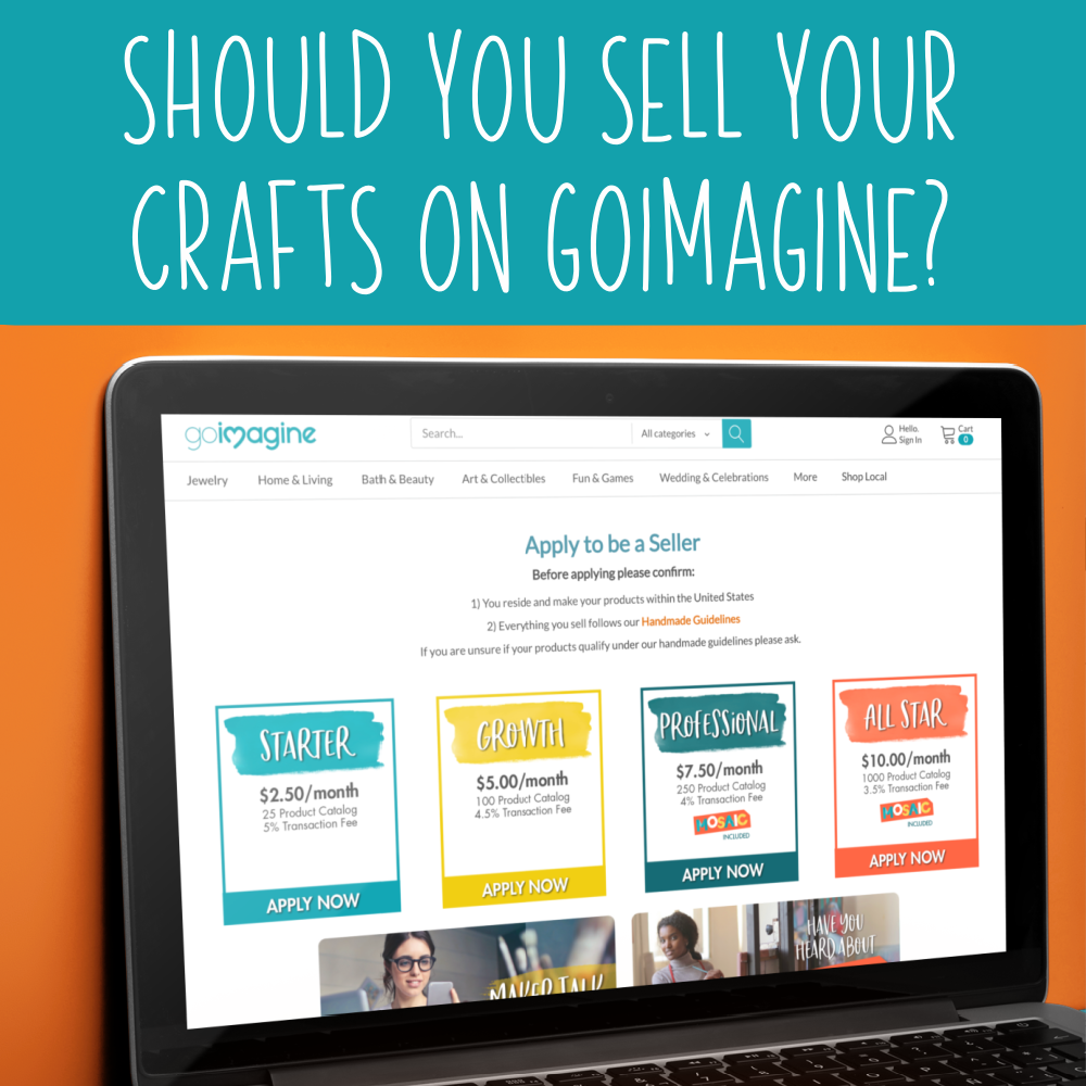 Information about Goimagine for crafters and makers looking to sell their goods - by cuttingforbusiness.com