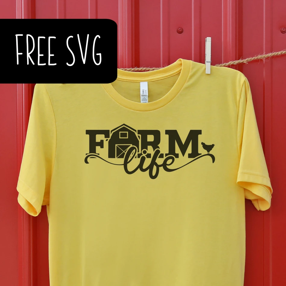 Free Farm Life SVG for Silhouette or Cricut - Cameo, Curio, Mint, Portrait, Explore, Maker, Joy - by cuttingforbusiness.com.