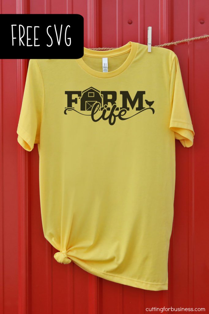 Free Farm Life SVG for Silhouette or Cricut - Cameo, Curio, Mint, Portrait, Explore, Maker, Joy - by cuttingforbusiness.com.