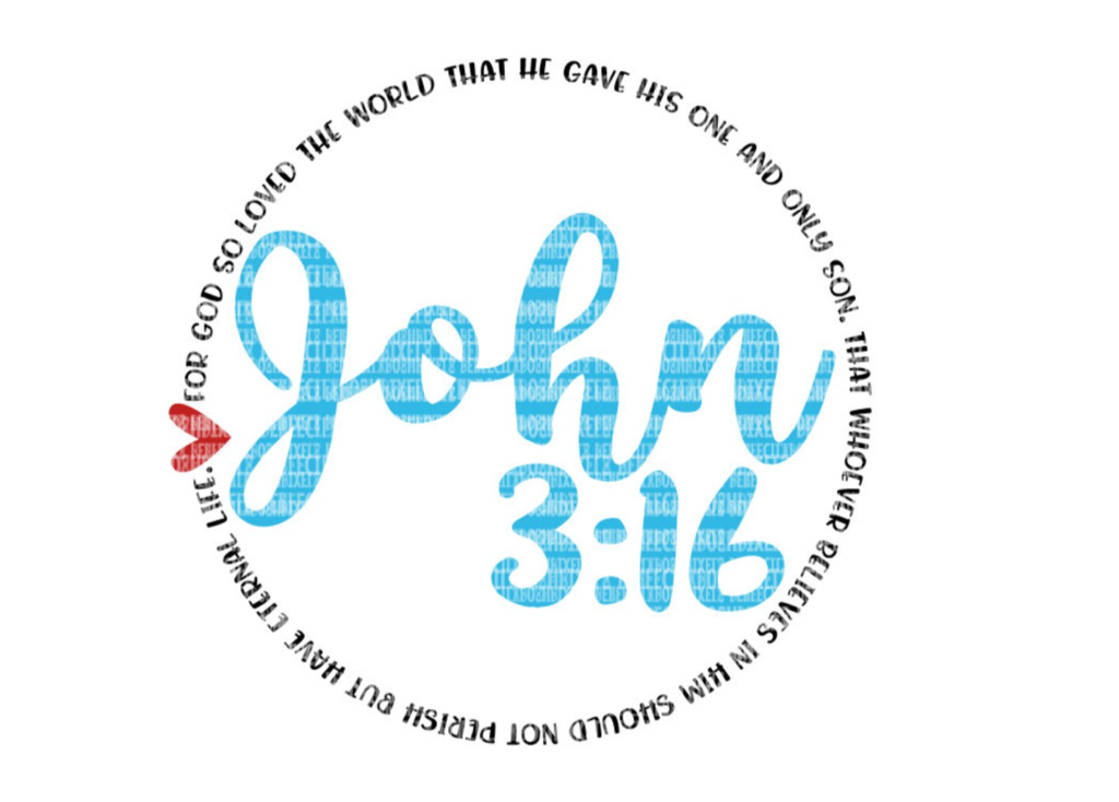 John 3:16 religious Easter SVG Cut File for Silhouette or Cricut - SVG Design Shoppe. By cuttingforbusiness.com.