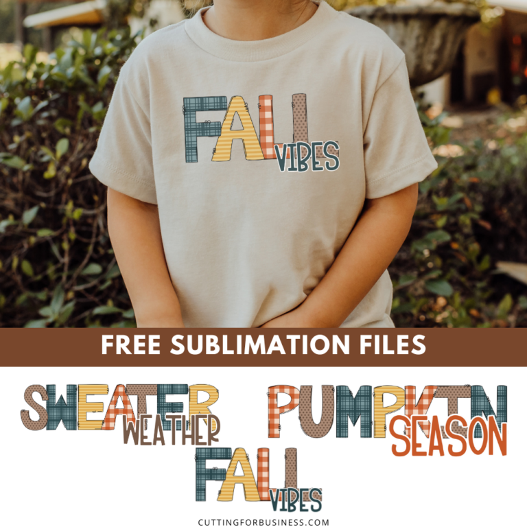 Free Fall Sublimation Files