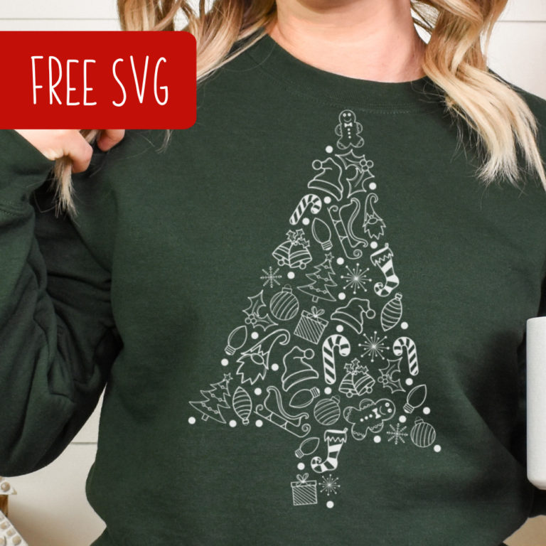 Free Christmas Tree SVG Cut File
