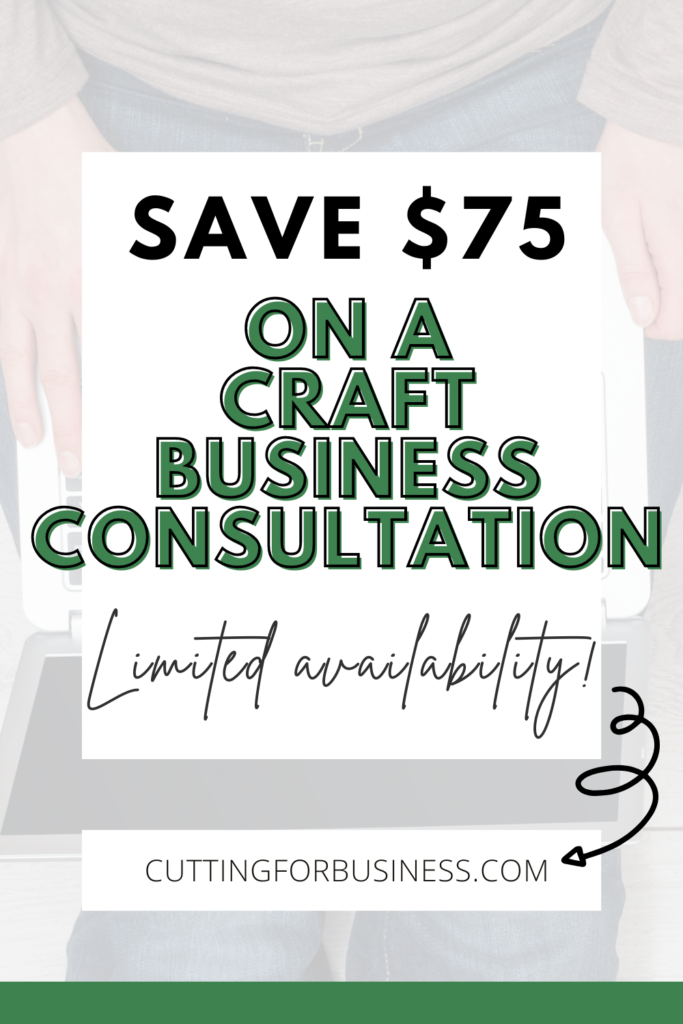 Craft Business Consultations - Available at Cutting for Business - cuttingforbusiness.com.