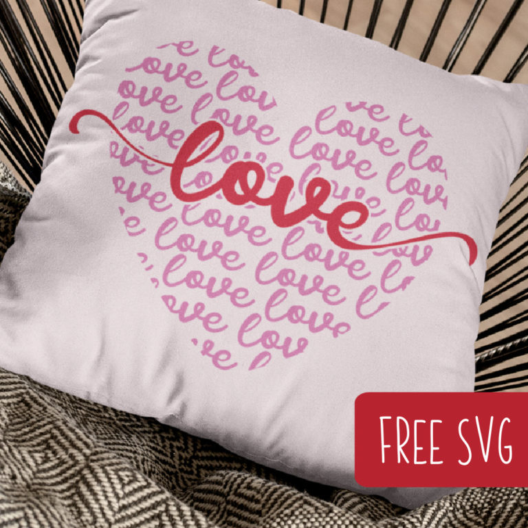 Free Valentine’s Day Heart SVG Cut File