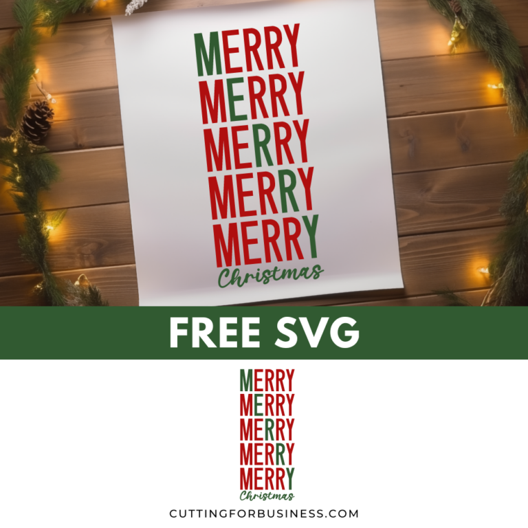 Free Merry Christmas SVG