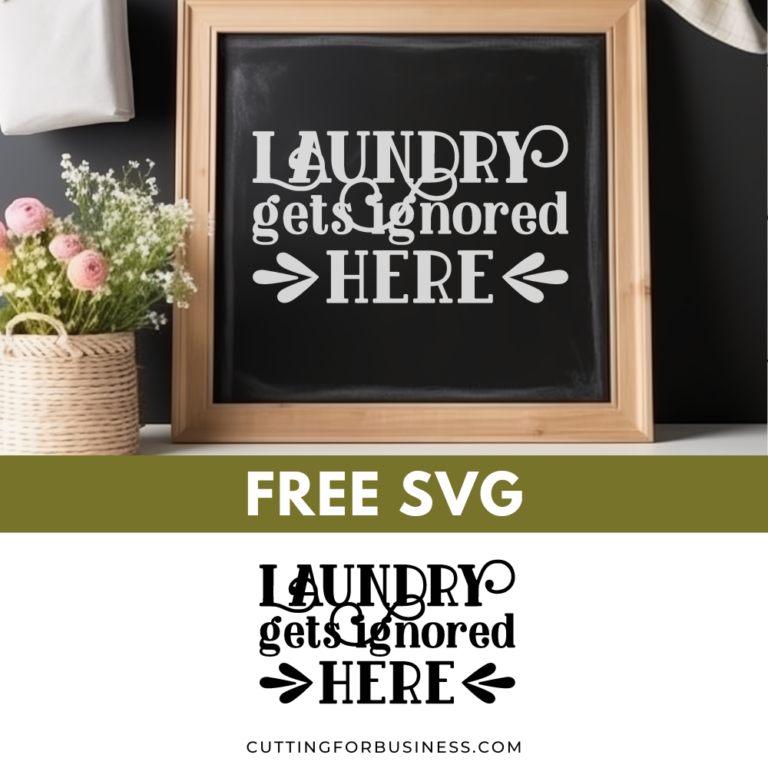 Free Laundry Gets Ignored Here SVG