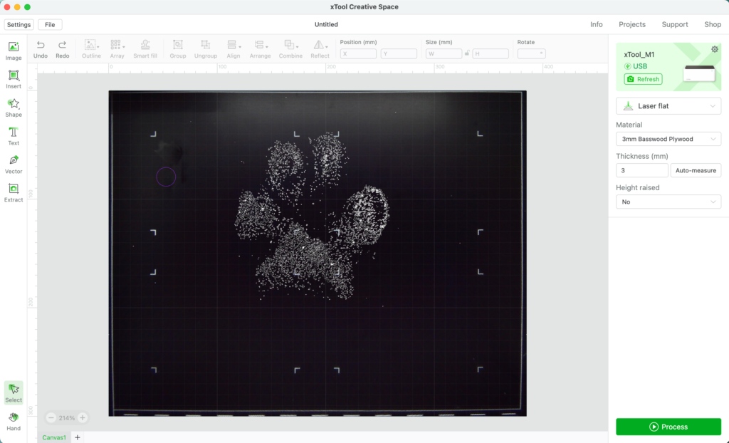 xTool M1 Tutorial: Engraved Pet Paw Print Jewelry - Ready to engrave - cuttingforbusiness.com