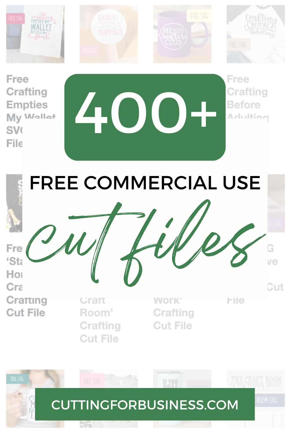 400+ Free SVG Cut Files for Silhouette, Cricut, Glowforge, Brother Scan 'n Cut, Juliet, Romeo, xTool, and more - cuttingforbusiness.com