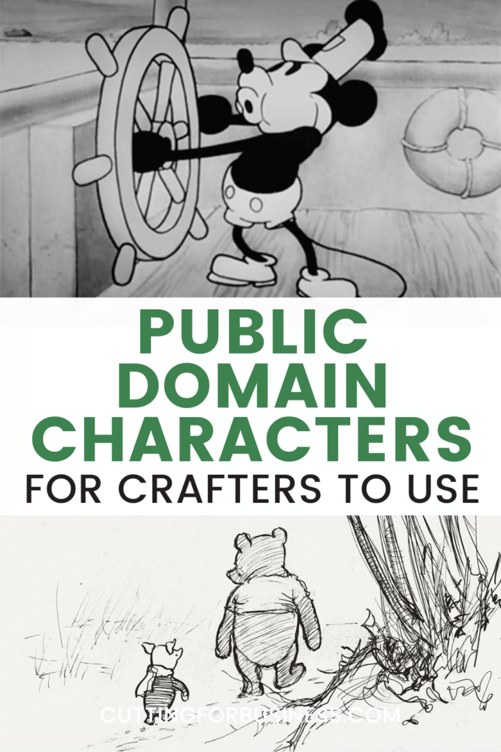 13 Public Domain Characters that Crafters Can Use Cutting for Business