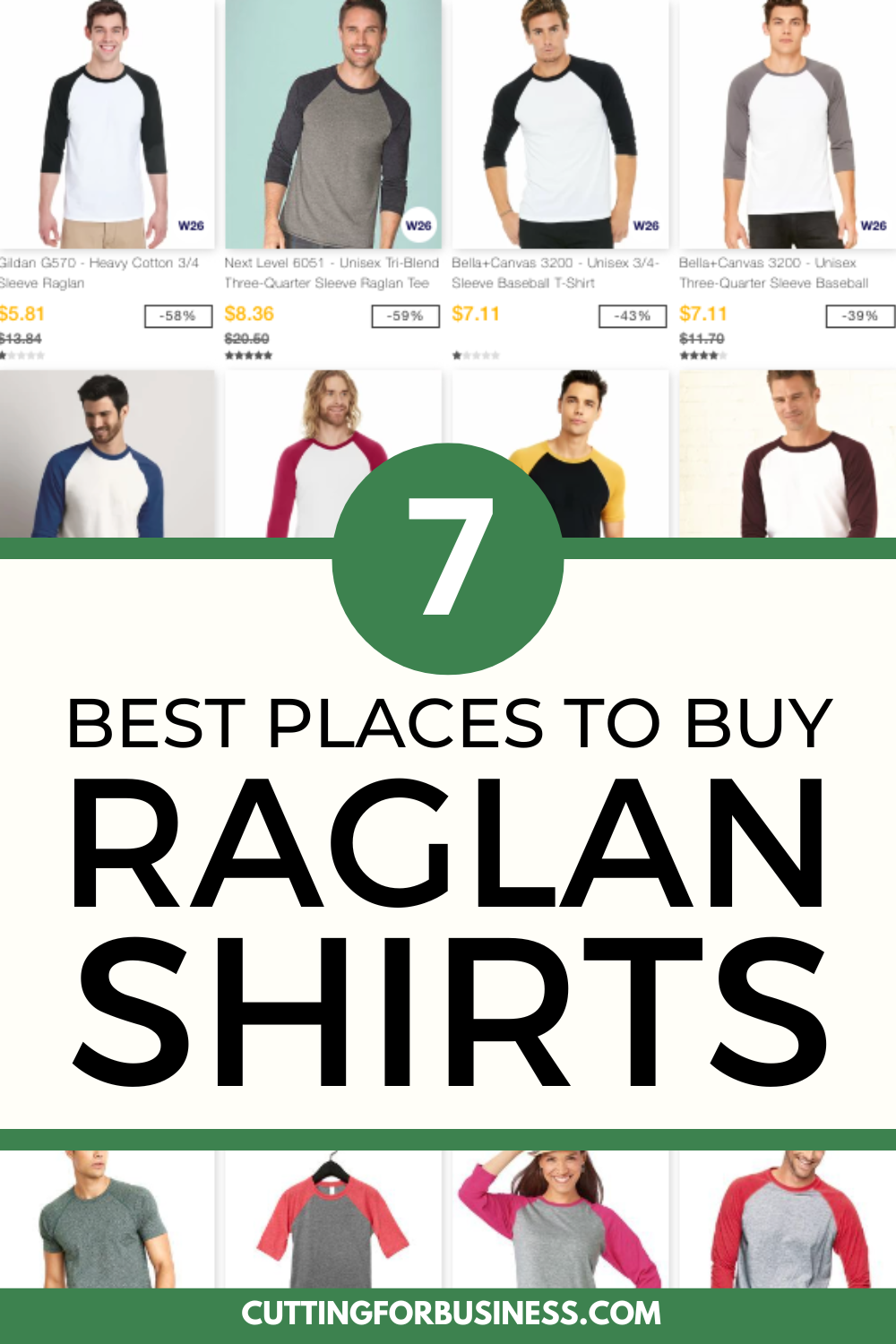 7 Best Places to Buy Wholesale Raglan Shirts - cuttingforbusiness.com