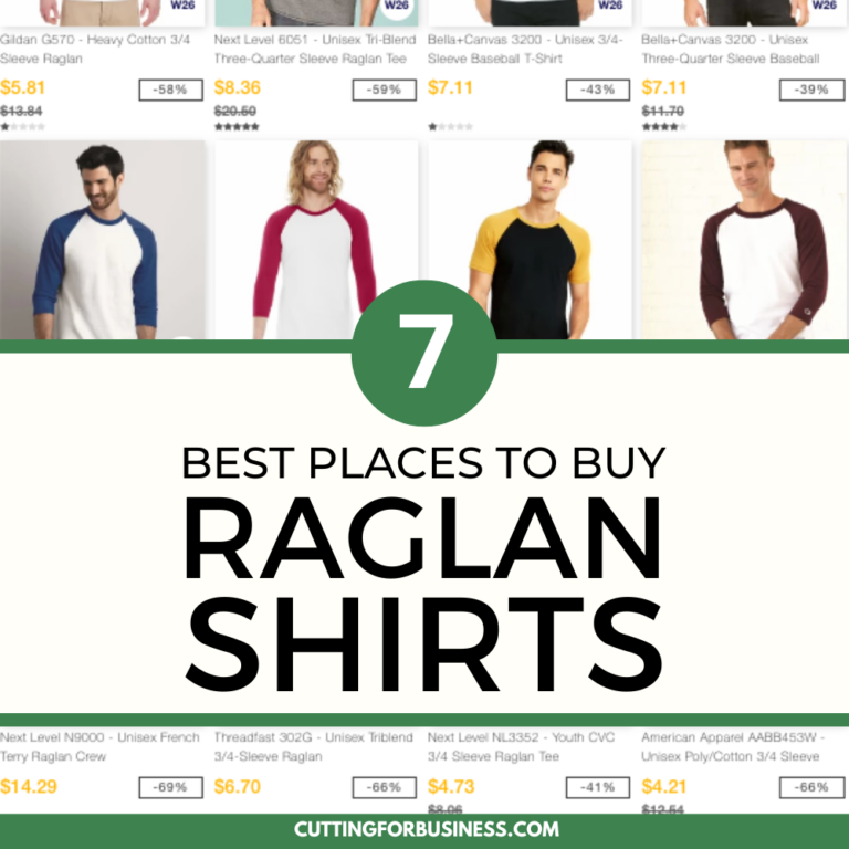 7 Best Places to Buy Wholesale Raglan Shirts