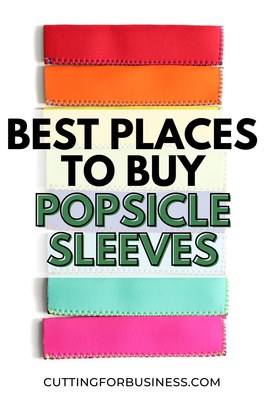 Solid Color Popsicle Koozies - Blanks Outlet