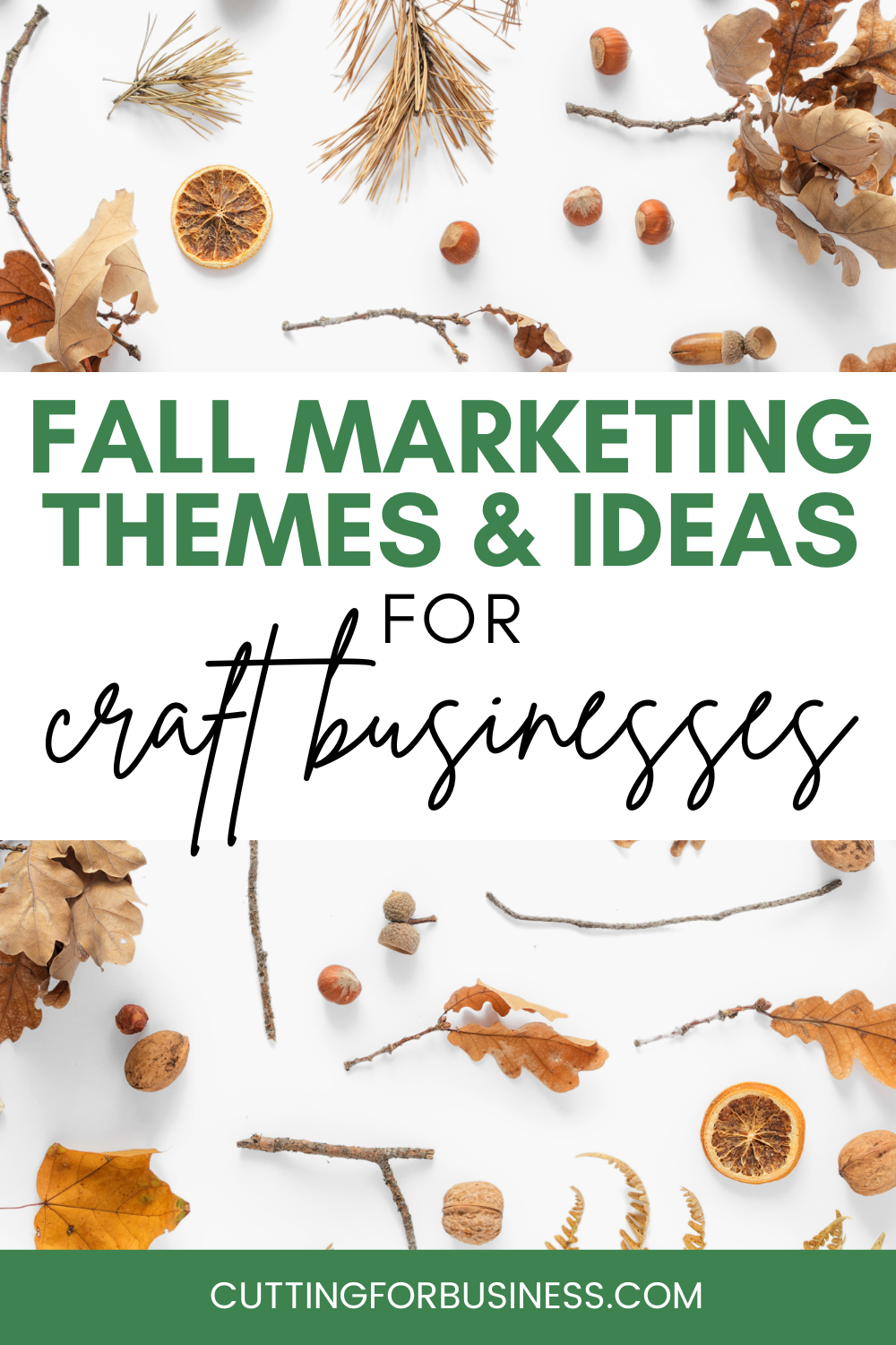 Fall Marketing Themes for Craft Businesses - by cuttingforbusiness.com.