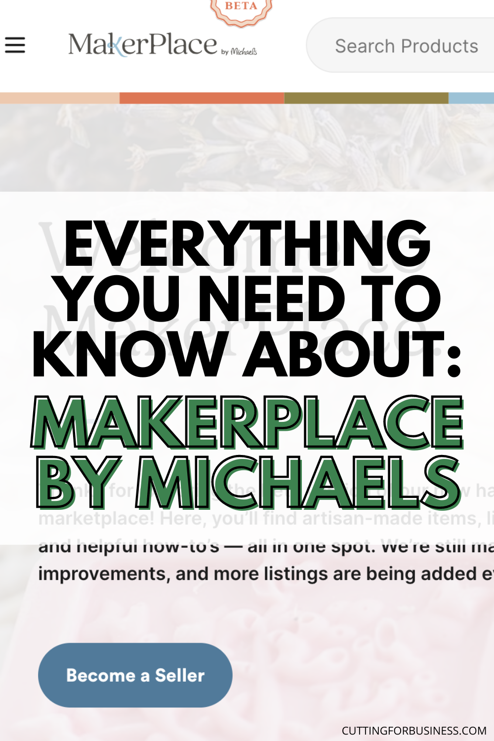 Makerplace by Michaels: A New Marketplace for Handmade Products - cuttingforbusiness.com.