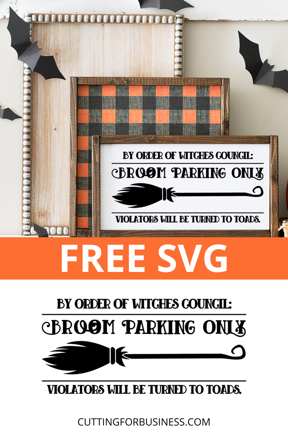Free Broom Parking SVG - cuttingforbusiness.com